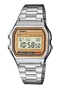 Casio Classic Retro Sølvfarvet/Guldfarvet - A158WEA-9EF