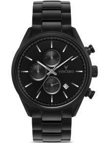 Vincero Chrono S Matte Black Steel 40mm Bla-BlaM-0S13