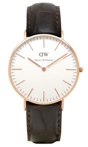Daniel Wellington Classic York Dameur, Rødguld, 36mm