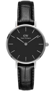 Daniel Wellington Classic Petite 28mm Reading Black Sølvfarvet DW00100235