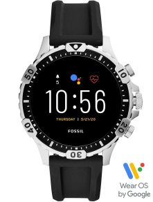 Fossil GEN 5 Smartwatch Garrett HR Black Silicone FTW4041
