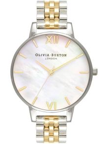 Olivia Burton Mother of Pearl Bracelet Big White MOP OB16MOP05