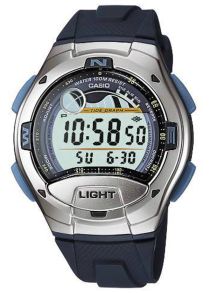 Casio W-753-2AVES - Sporty herreur med tidevandsoversigt